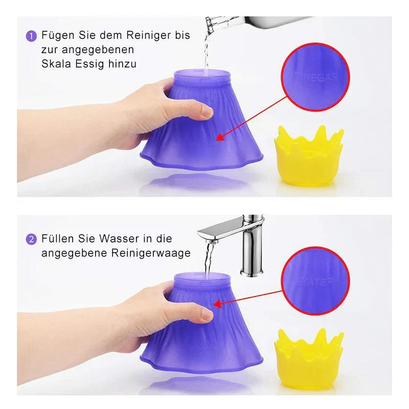 Vapour Microwave Cleaner with a Volcano Look