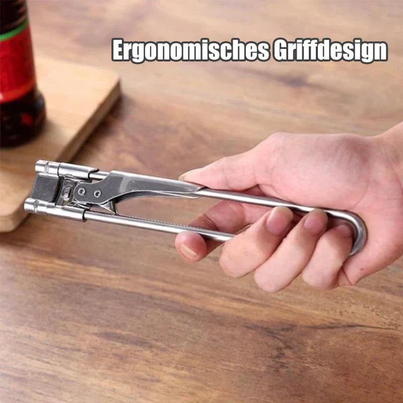 Adjustable Stainless Steel Can Opener for Different Sizes