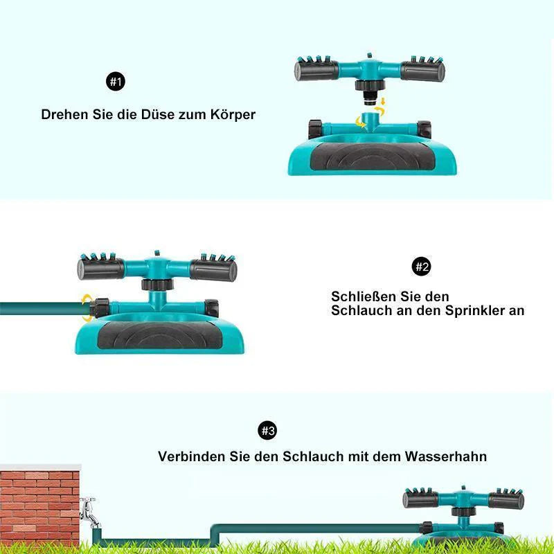 360 ° Rotating Garden Irrigation