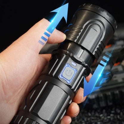 Compact Led Torch with Zoom Function