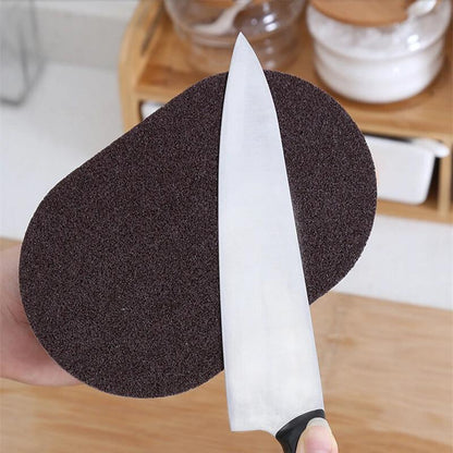 Cleaning sponge brush for stubborn dirt