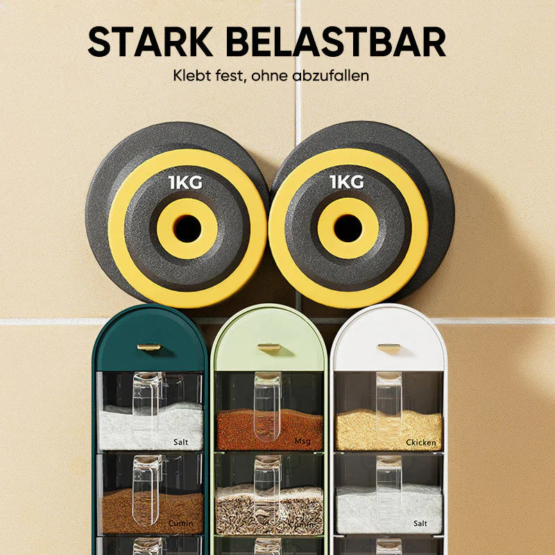 Wall - Mountable Spice Storage