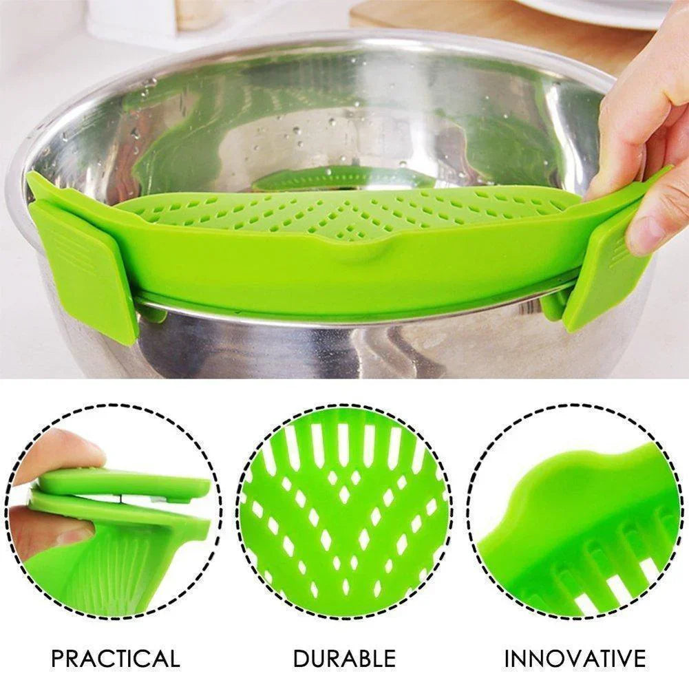 Universal Sieve Attachment for Pots & Pans