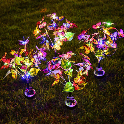 Solar - Powered Led Butterfly Lights for the Garden