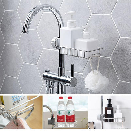 Adjustable Sink Shelf for Kitchen & Bathroom