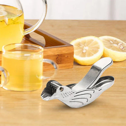 Stainless Steel Lemon Squeezer in a Creative Design