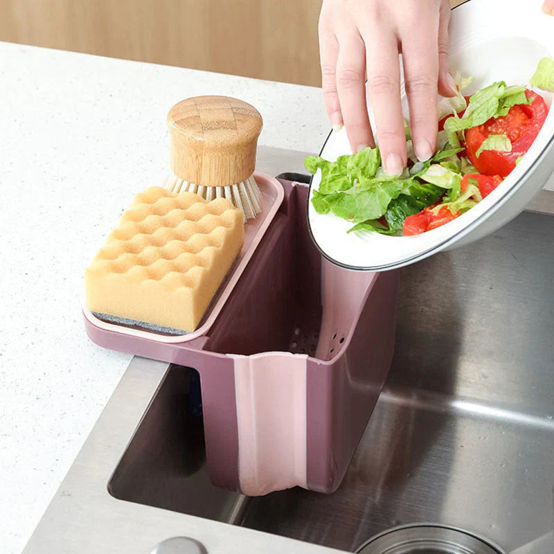 Adjustable Dishwashing Basket for the Sink