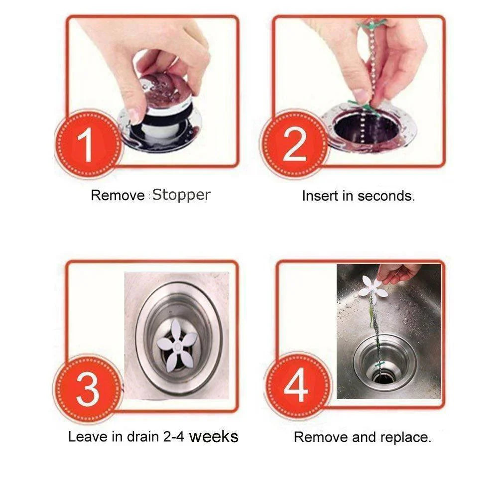 Clog - Free Drain Cleaner Set (5 Pieces)
