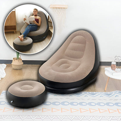 Comfort Air Chair with Footrest