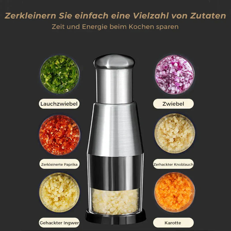 Compact Garlic Chopper for Fine Chopping