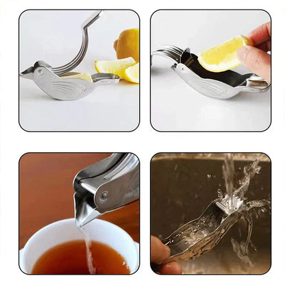 Stainless Steel Lemon Squeezer in a Creative Design