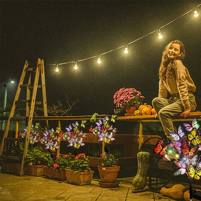 Solar - Powered Led Butterfly Lights for the Garden