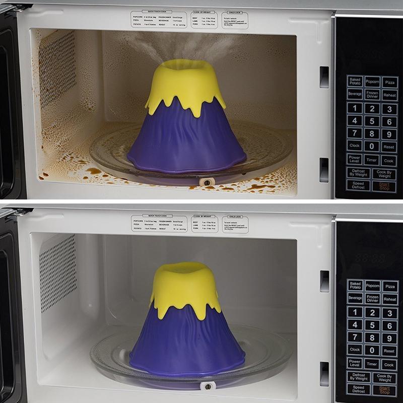 Vapour Microwave Cleaner with a Volcano Look