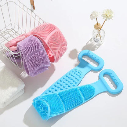 Silicone Shower Belt for Gentle Skin Cleansing