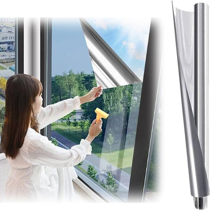 Mirror Glass Film Self - Adhesive (40 X 200 Cm)