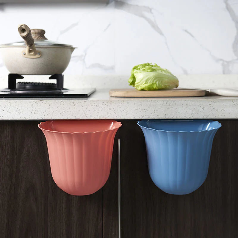 Space-saving Wall-mounted Kitchen Waste Bin