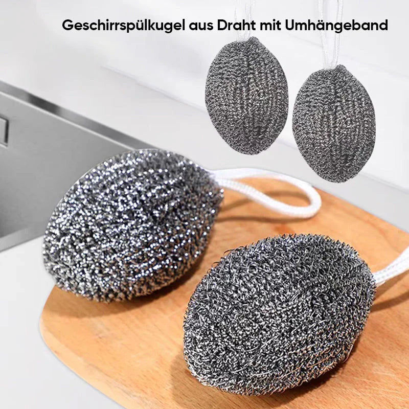 Robust Wire Dishwashing Sponge (6 Pieces)