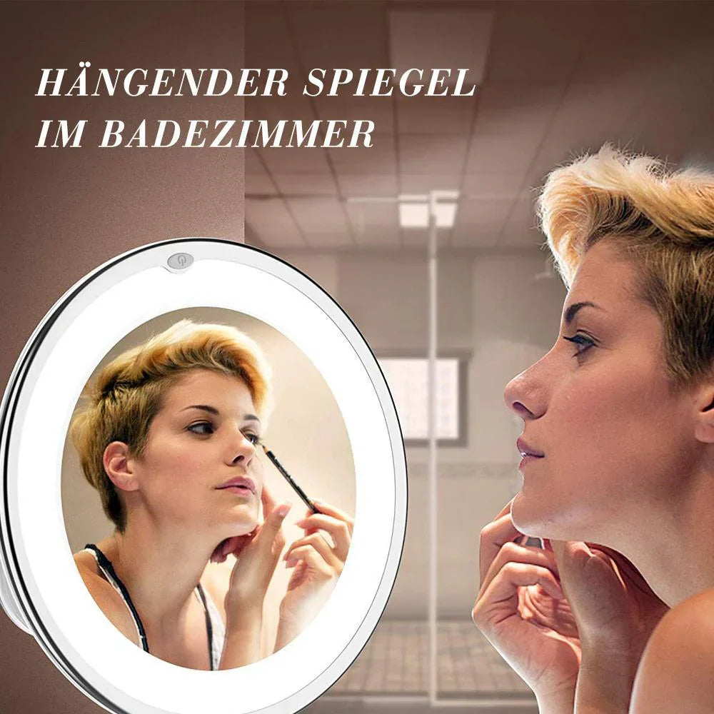 Led Cosmetic Mirror with 10x Magnification