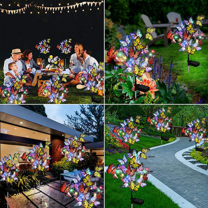 Solar - Powered Led Butterfly Lights for the Garden