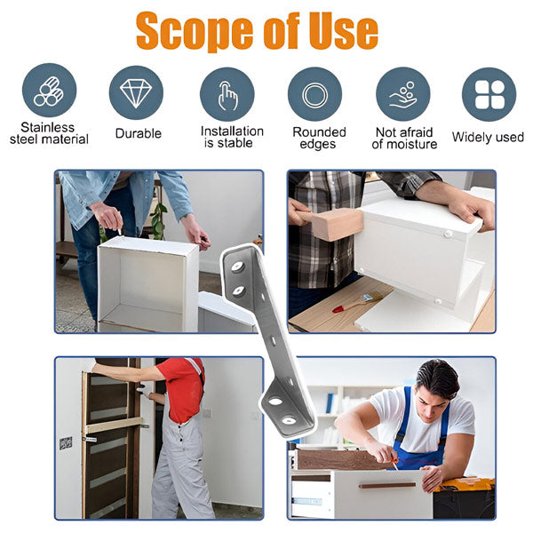 Practical Corner Connection Set (10 Pieces)