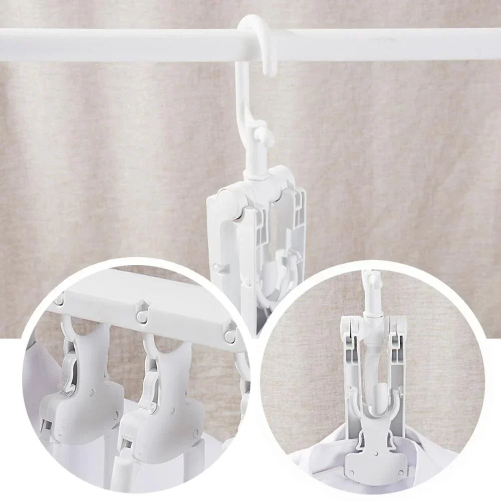 Flexible Clothes Rack with Adjustable Height