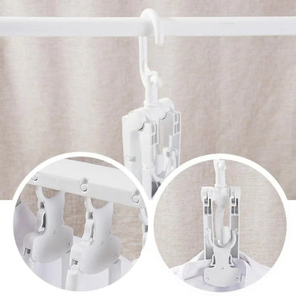 Flexible Clothes Rack with Adjustable Height