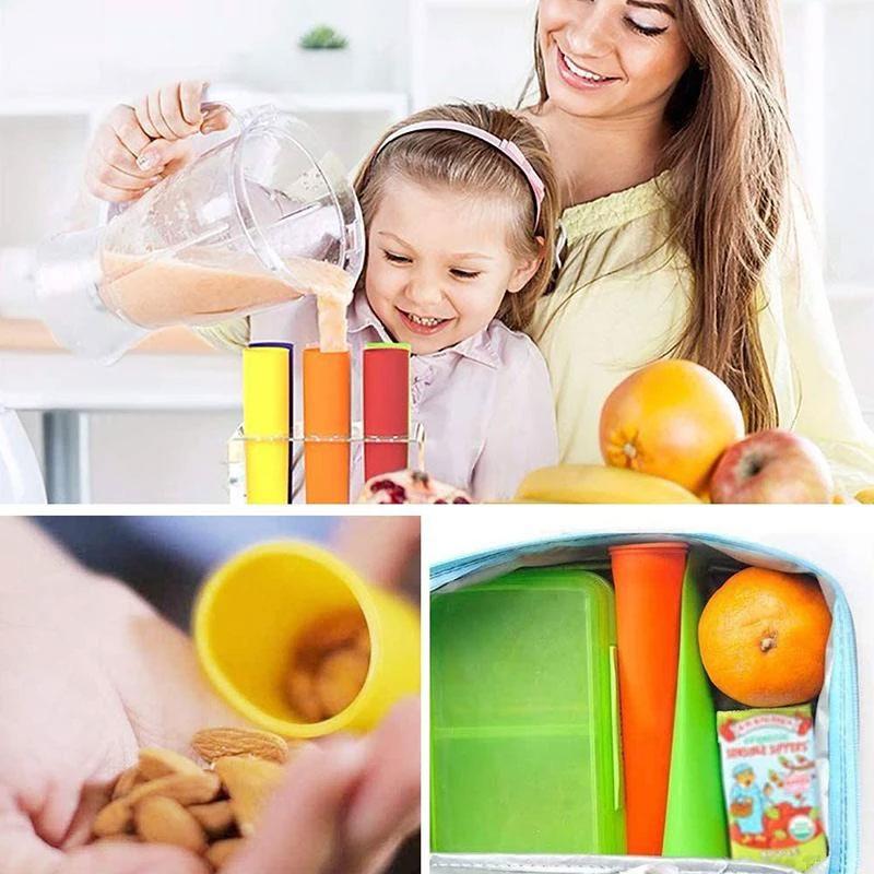 Reusable Silicone Ice Moulds in a Set