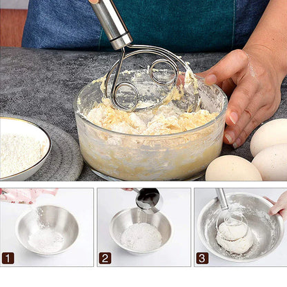 Robust Stainless Steel Whisk for the Kitchen