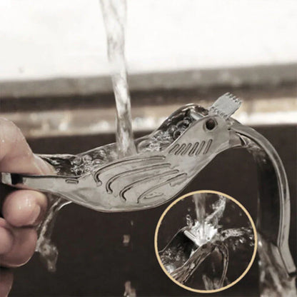Stainless Steel Lemon Squeezer in a Creative Design