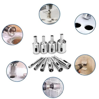 Hole Drill Bits with Variable Size (Set of 10)