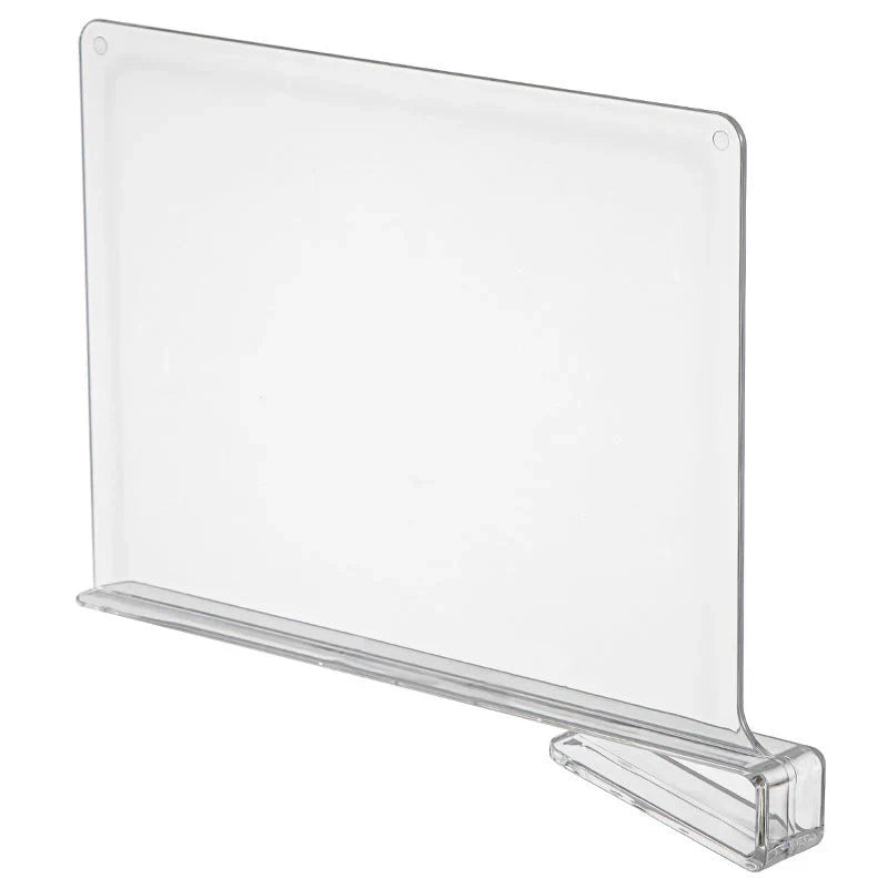 Acrylic Shelf Dividers for Neatly Organised Cupboards