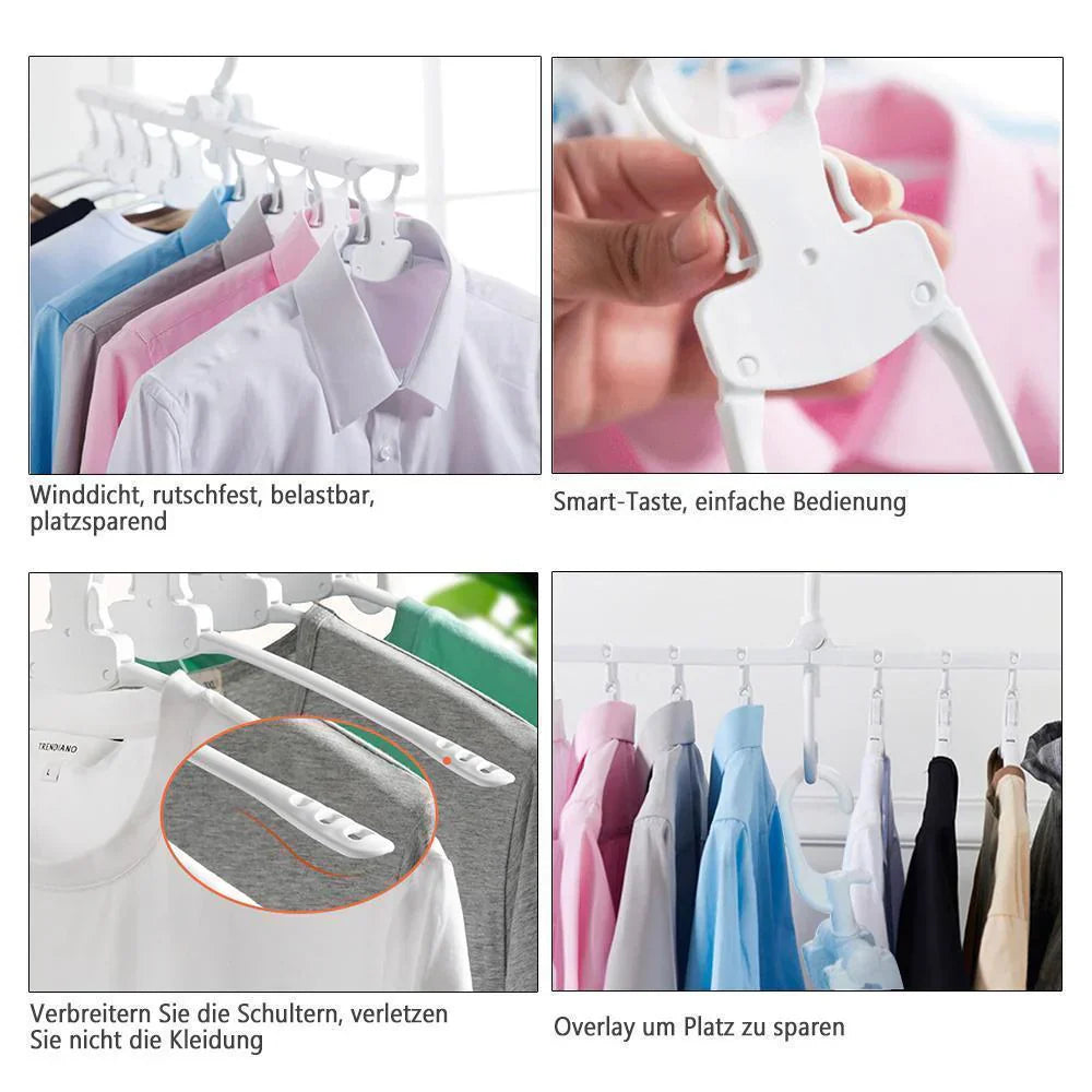 Flexible Clothes Rack with Adjustable Height