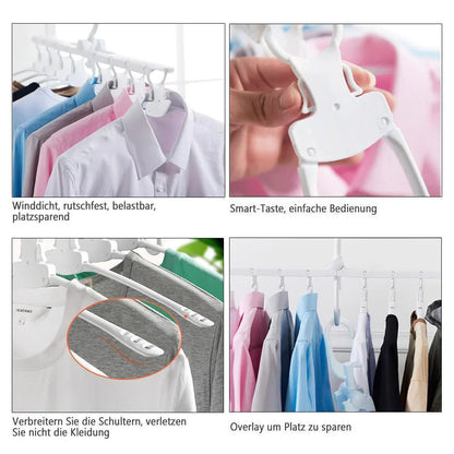 Flexible Clothes Rack with Adjustable Height