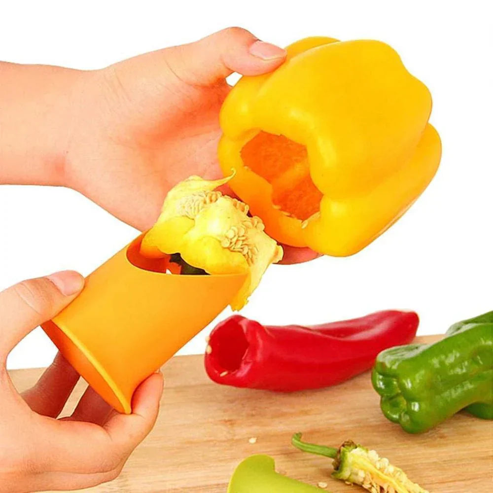Set of 2 Capsicum Corers for Quick Coring
