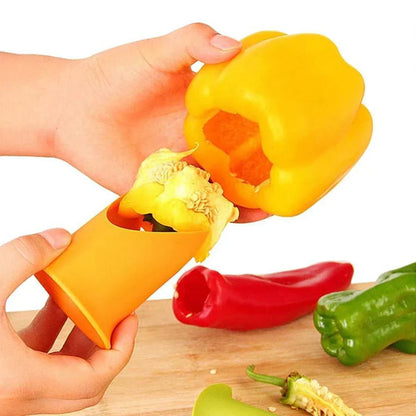 Set of 2 Capsicum Corers for Quick Coring