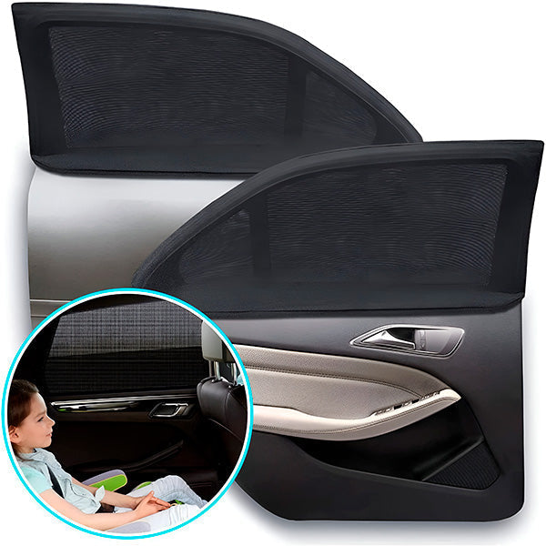 Car Sun Blinds with Simple Attachment (4 Pcs.)