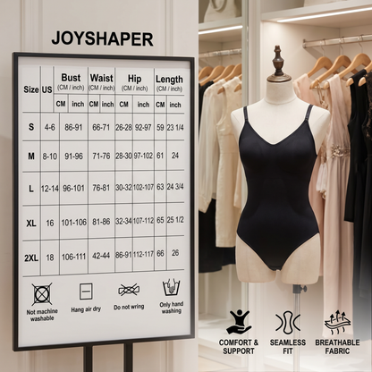 Backless Thong Shapewear Bodysuit – Seamless Tummy Control Design with Butt-Lifting Effect and Camisole Style