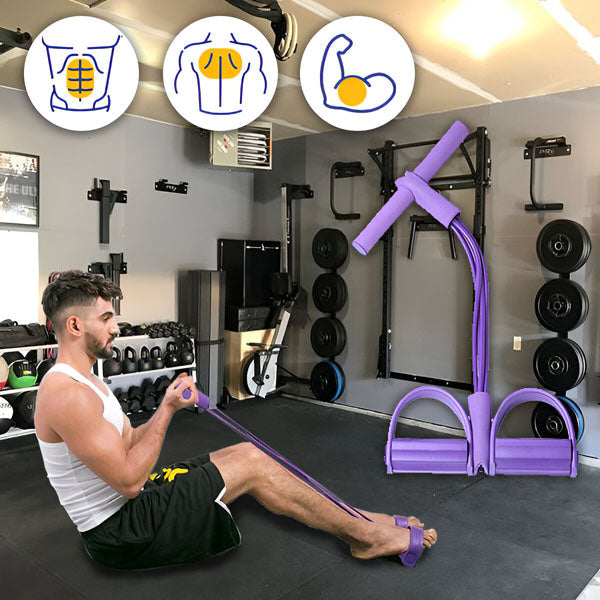 Elastic Training Rope for Effective Muscle Training