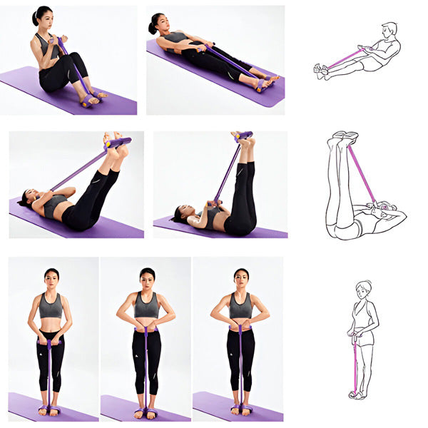 Elastic Training Rope for Effective Muscle Training
