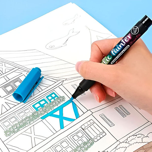 Acrylic Pencil Set (12 Colours)