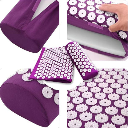Acupressure Set with Mat and Cushion