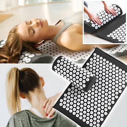 Acupressure Set with Mat and Cushion