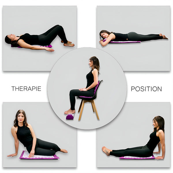 Acupressure Set with Mat and Cushion