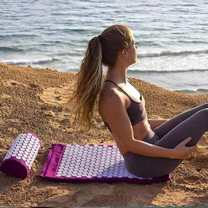 Acupressure Set with Mat and Cushion