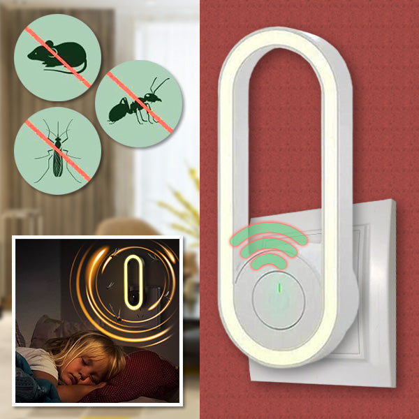 Led Night Light with Ultrasonic Insect Protection