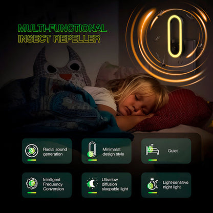 Led Night Light with Ultrasonic Insect Protection