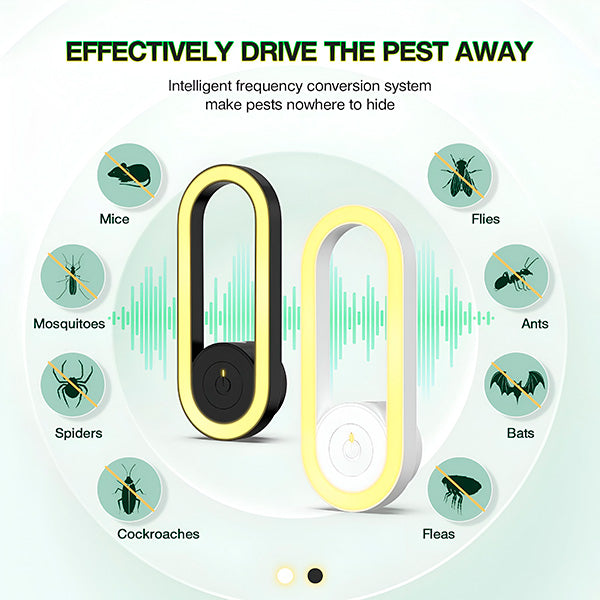 Led Night Light with Ultrasonic Insect Protection