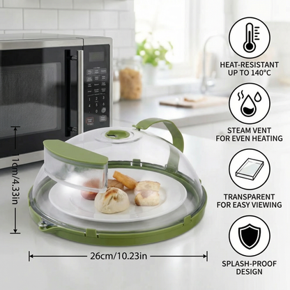 Microwave Cover – Heat-Resistant, Transparent and with Steam Vent