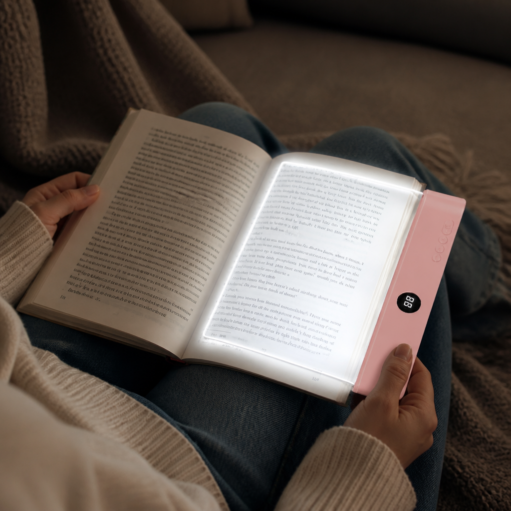 Rechargeable LED Reading Lamp – Portable Book and Night Light for Relaxing and Stress-Free Moments