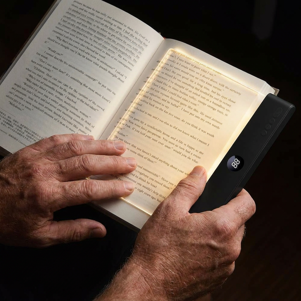 Rechargeable LED Reading Lamp – Portable Book and Night Light for Relaxing and Stress-Free Moments